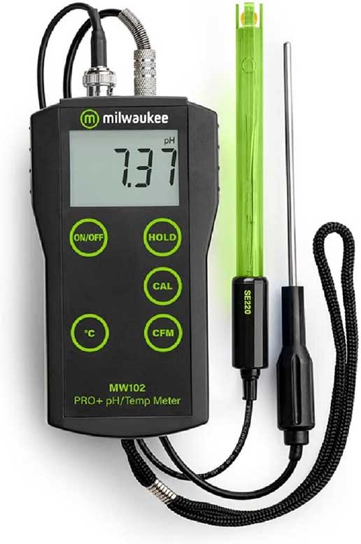 Milwaukee Instruments MW102 PH and Temperature Meter