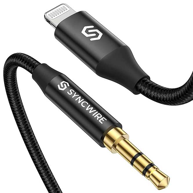 Syncwire Aux to Lightning Cord for iPhone