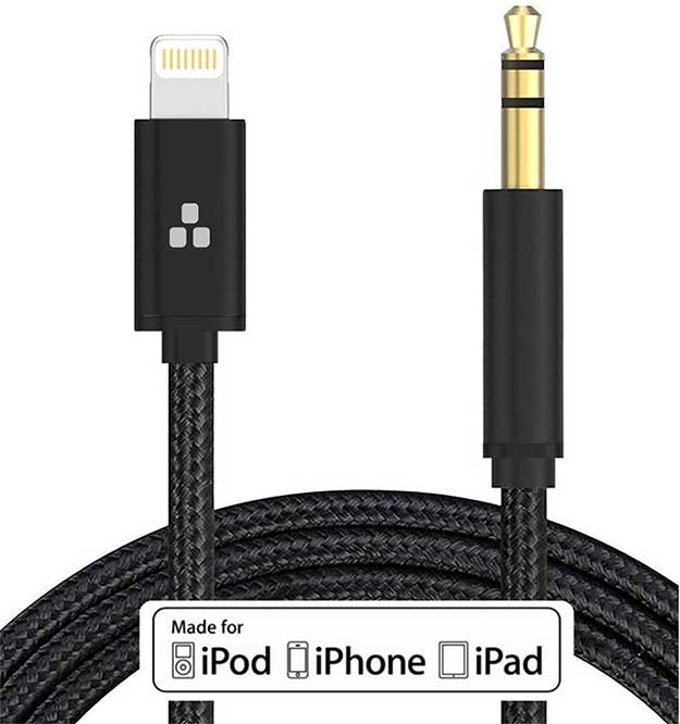 Syncwire Aux Cable, 3.5mm Audio Auxiliary Cord for  Phone,Headphones,Car,Home Stereos - 3 Feet - Black