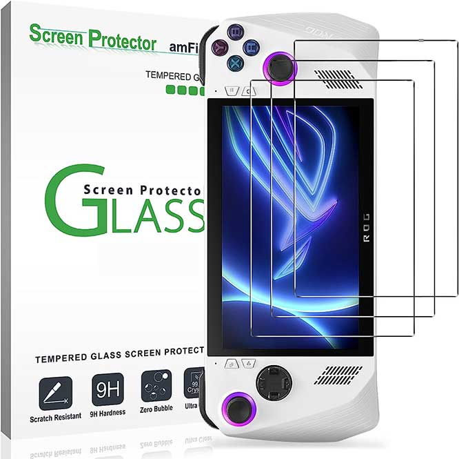 amFilm Tempered Glass Screen Protector for ASUS ROG Ally