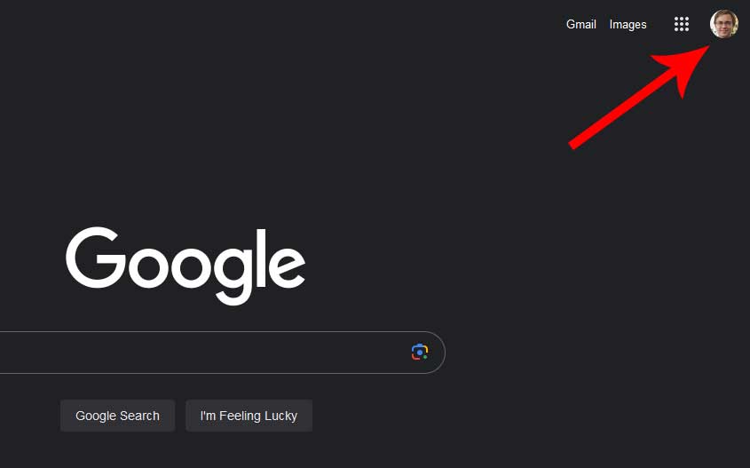 google profile icon sign in