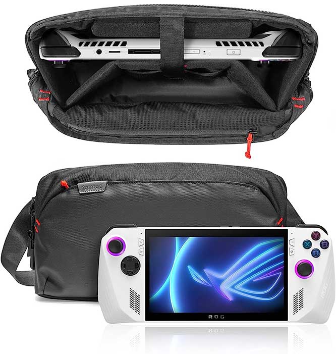 Asus ROG Ally Clear Case with Screen Protector & Hard Carrying Bag - Encased