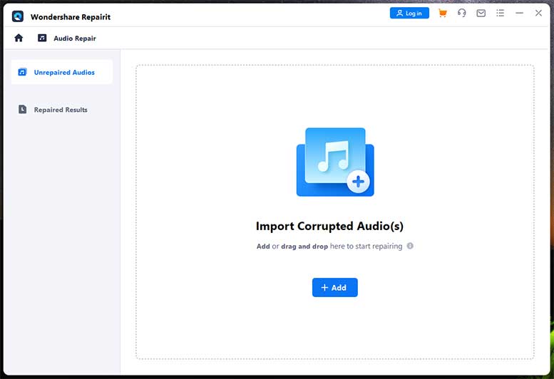 wondershare repairit audio files