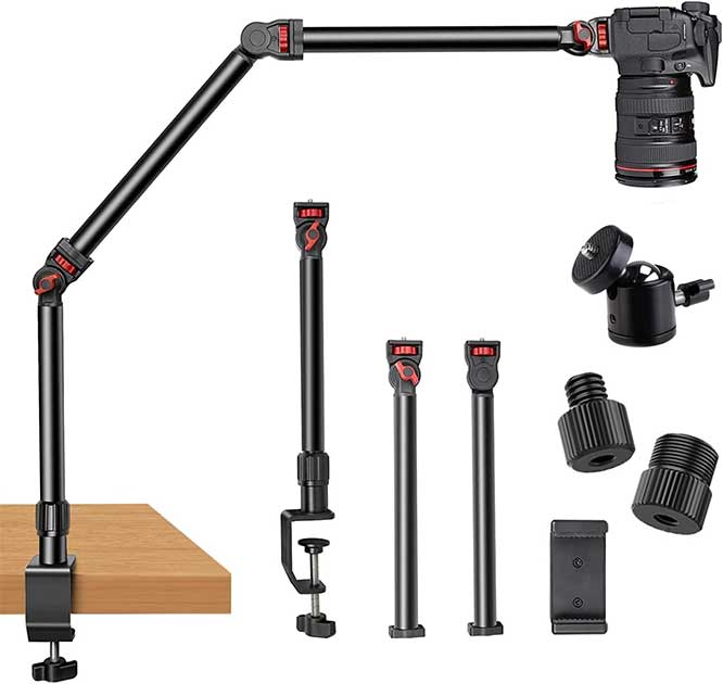 DImotliyor Overhead Camera Mount Desk Stand