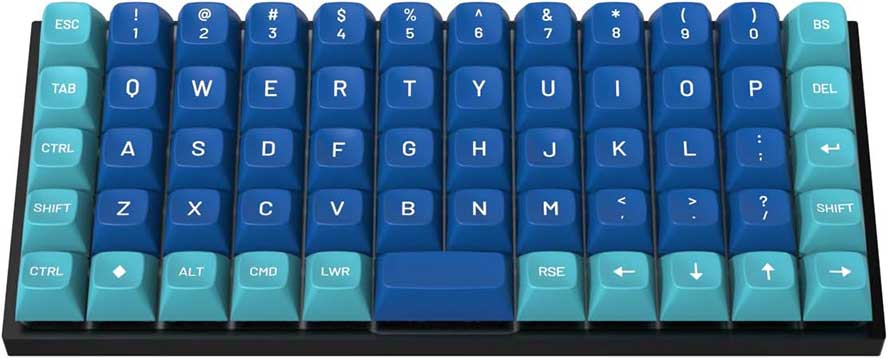 DROP-MT3-Dasher-Ortholinear-Keycap-Set