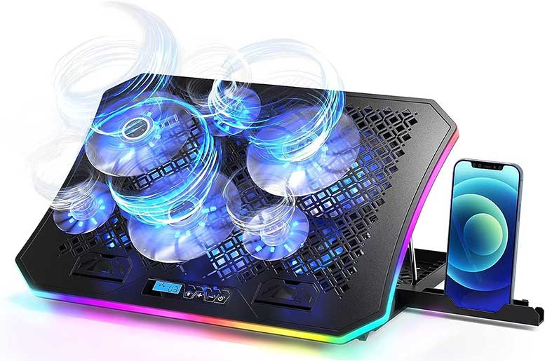 KeiBn Upgraded RGB Laptop Cooling Pad