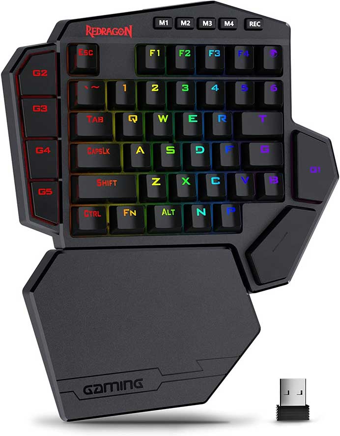 Redragon K585 DITI Wireless One-Handed Mechanical Keyboard