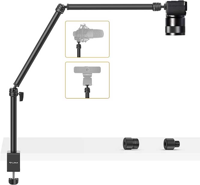 VIJIM LS08 Flexible Overhead Camera Mount Desk Stand