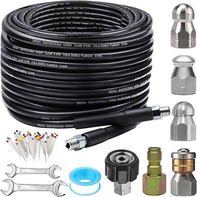 ZOFINE Sewer Jetter Kit