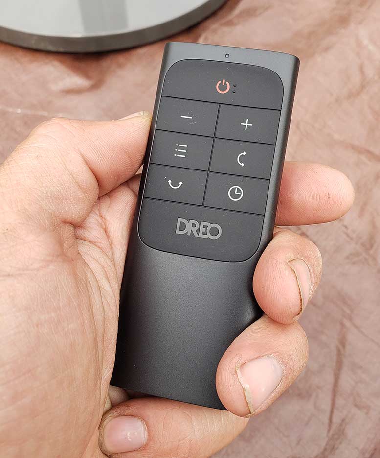dreo-polyfan-513S remote