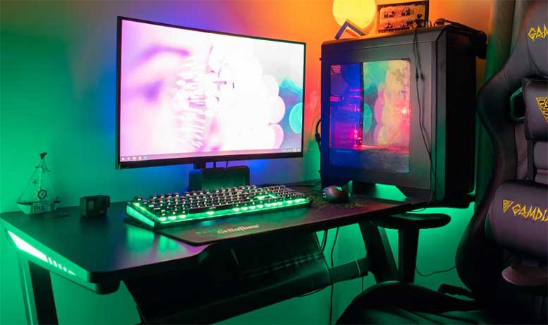 gaming pc setup