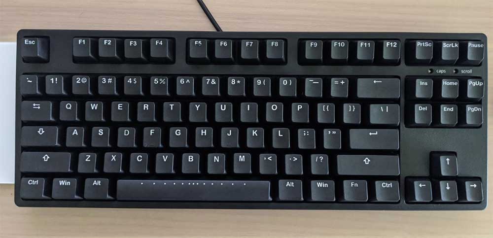 tenkeyless keyboard