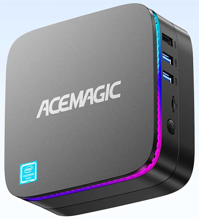 ACEMAGIC AK1 Plus RGB Mini PC