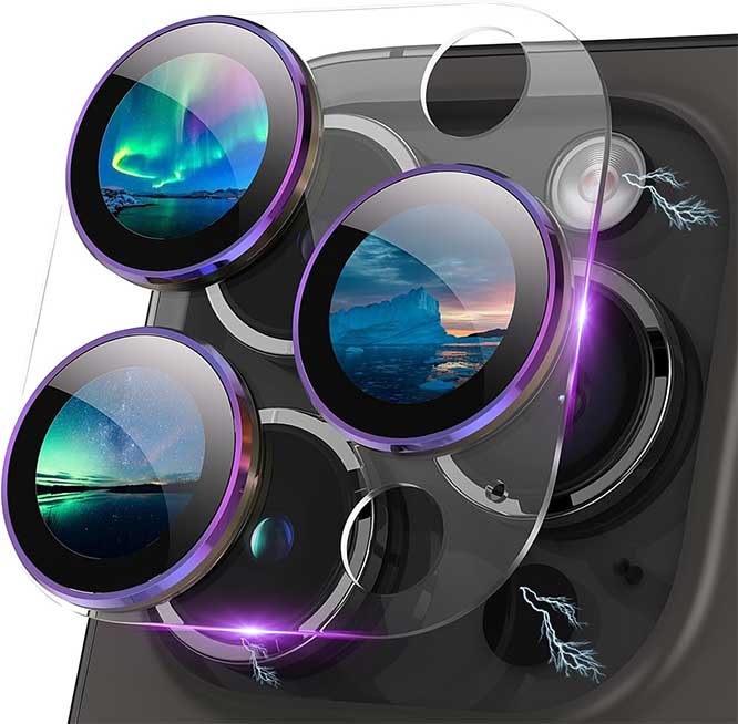 Actgan Design iPhone 15 Pro Pro Max Camera Lens Protector