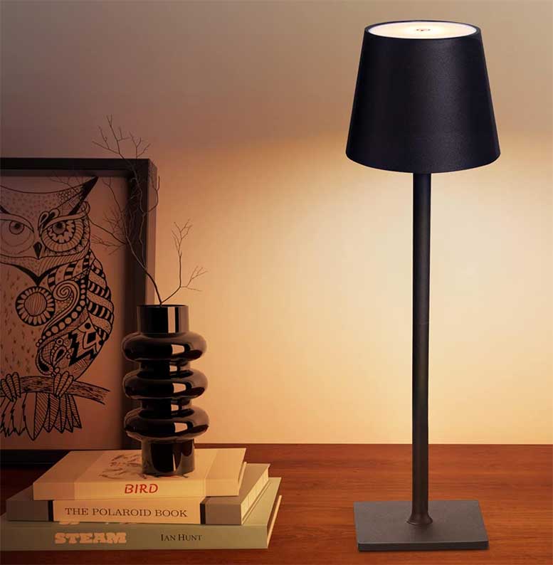 Etekcity's highly-rated LED desk lamp has a built-in battery for