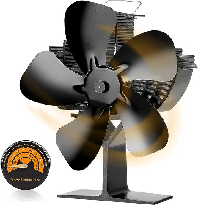 CWLAKON Wood Stove Fan