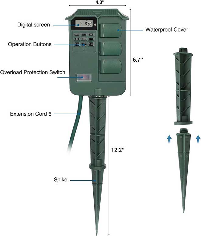 DEWENWILS-Outdoor-Digital-Power-Stake-Timer