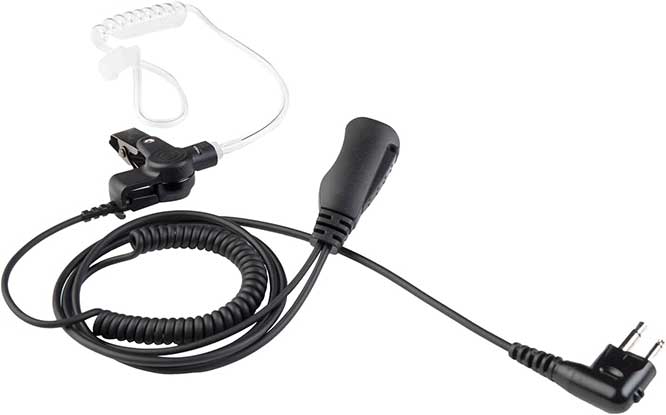 DLECNFUN Two-Wire Earpiece Surveillance Headset