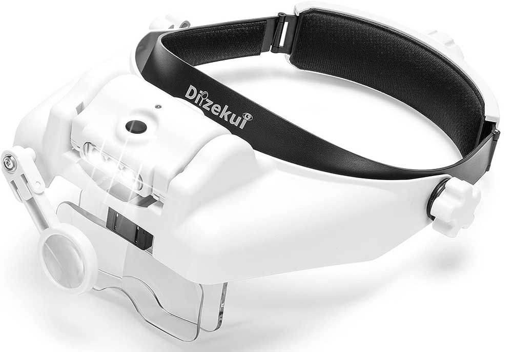 Dilzekui Headband Magnifying Glass