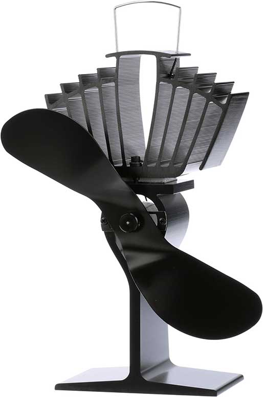 Ecofan AirMax Heat Powered Wood Stove Fan