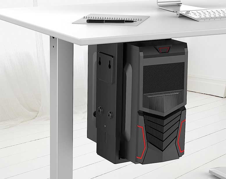 HumanCentric-Adjustable-Under-Desk-PC-Mount