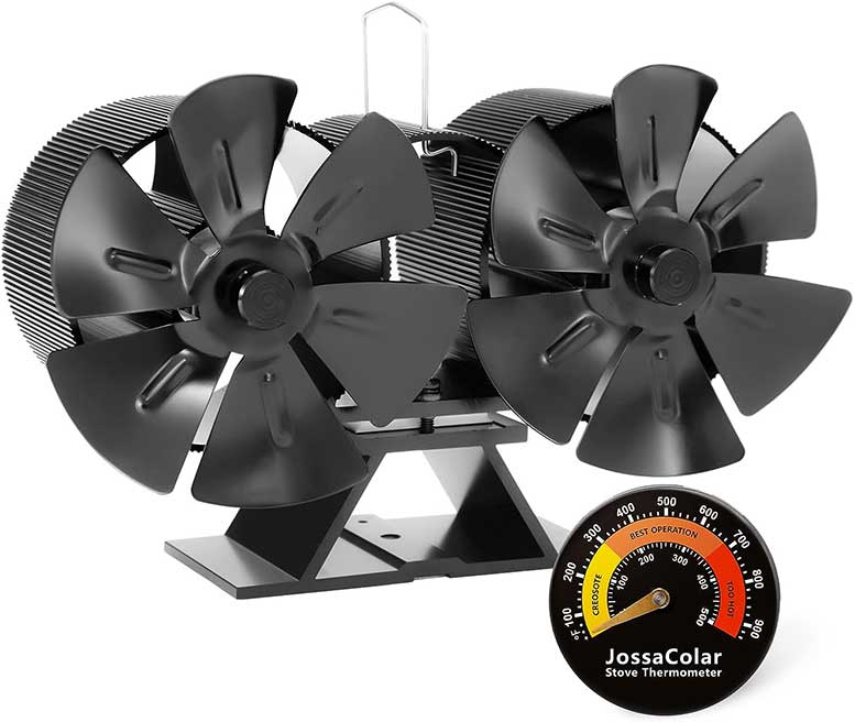 JossaColar Dual Wood Stove Fan