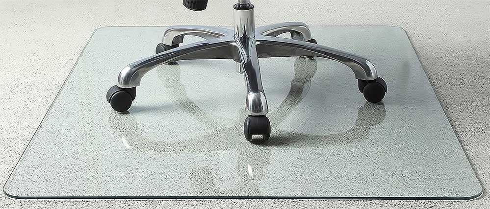Lorell Tempered Glass Chairmat