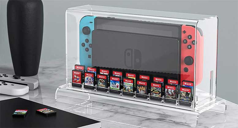 MANMUVIMO Nintendo Switch Acrylic Dust Cover