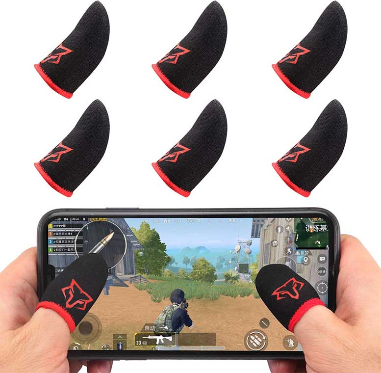 Rinsfox Mobile Game Controller Finger Sleeve Sets