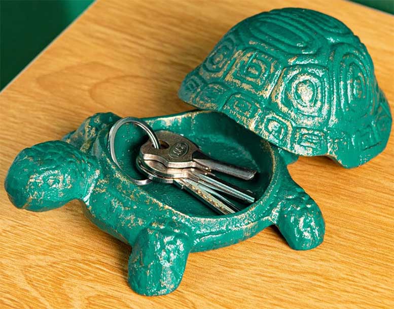 Sungmor-Cast-Iron-Turtle-Key-Hider