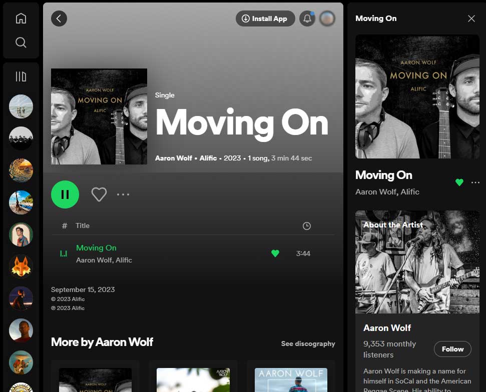 spotify-web-player-interface