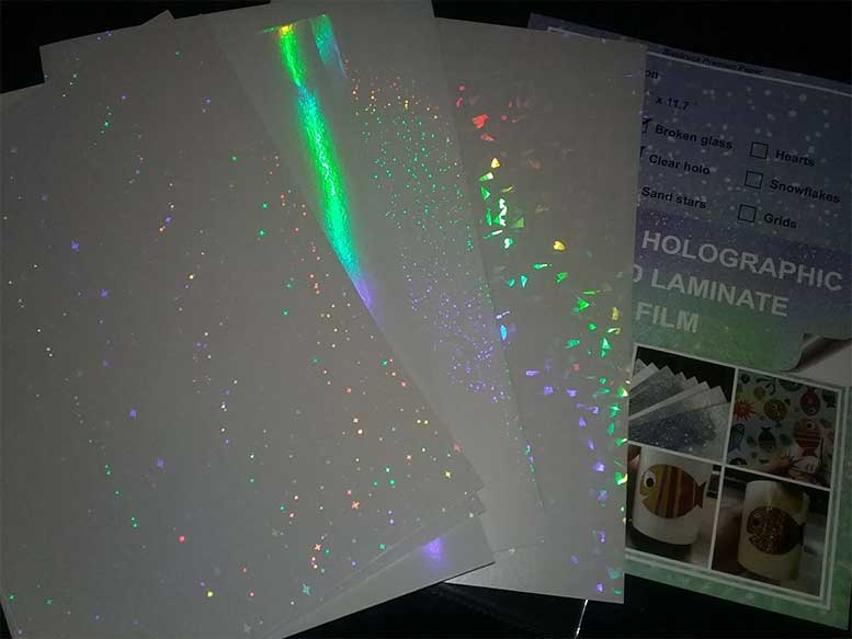 Bleidruck-Clear-Vinyl-Holographic-Sticker-Paper
