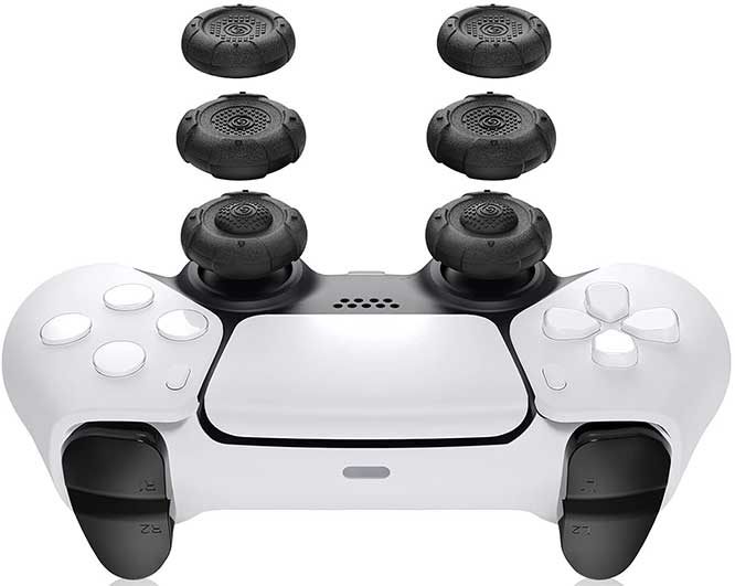 Kontrol Freek Ultra Black Performance Thumbgrips PS5 PS4