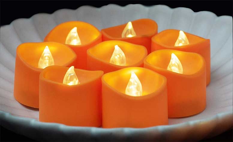 Homemory Halloween LED Tea Light Candles