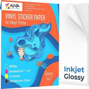 Best Vinyl Sticker Paper for Inkjet & Laser Printers [2023 Updated ...