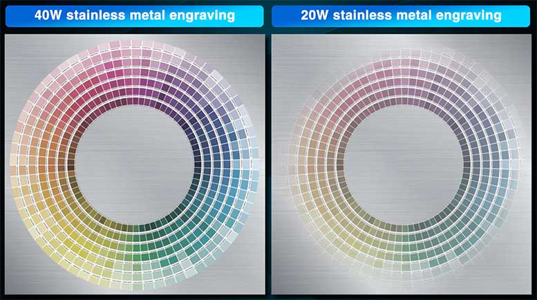 Multi-Color Metal Engravings