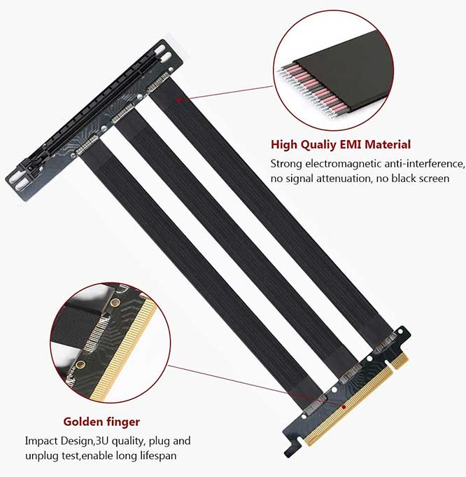 Qingsea-PCIe-Riser-Extension-Cable