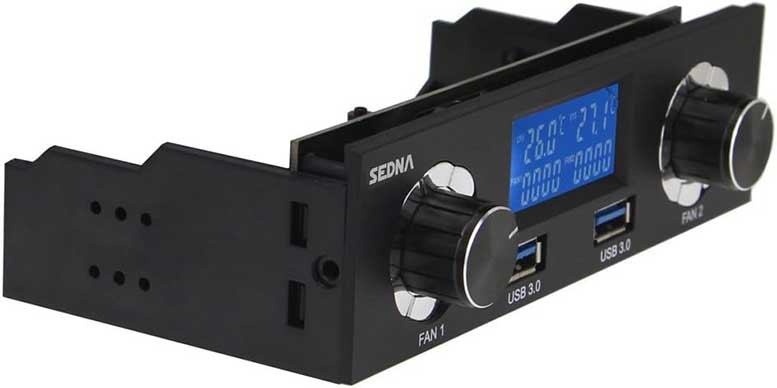 SEDNA-Front-Panel-Dual-Fan-Controller