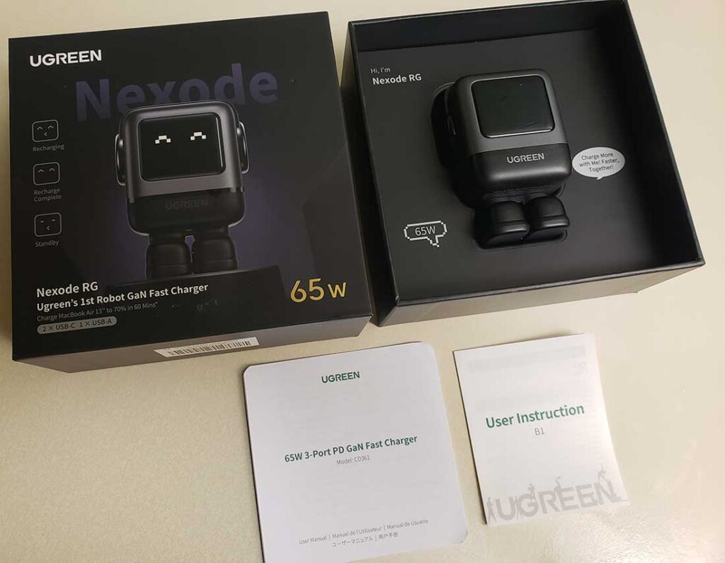 UGREEN Nexode RobotGaN unboxing