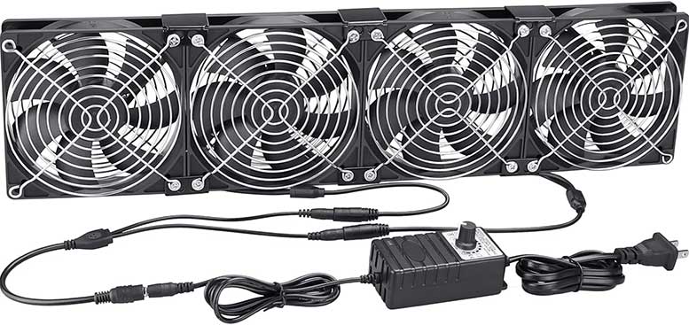 GDSTIME Big Airflow 4X 120mm Fans