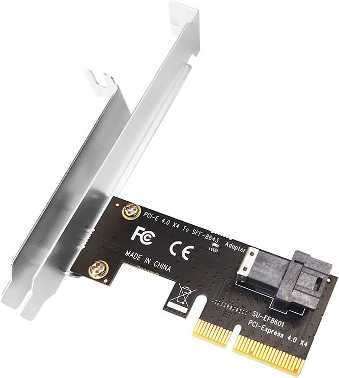 GLOTRENDS PCIe to SFF-8643 Adapter Card