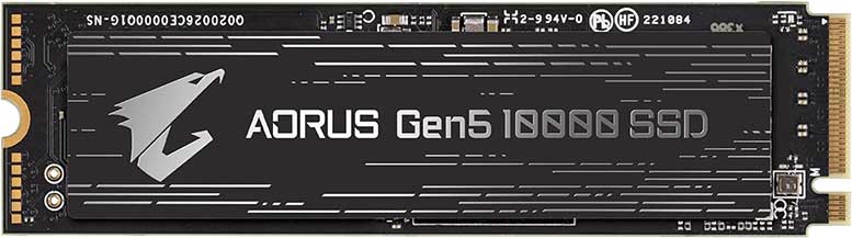 Gigabyte AORUS Gen5 PCIe NVMe M2 SSD