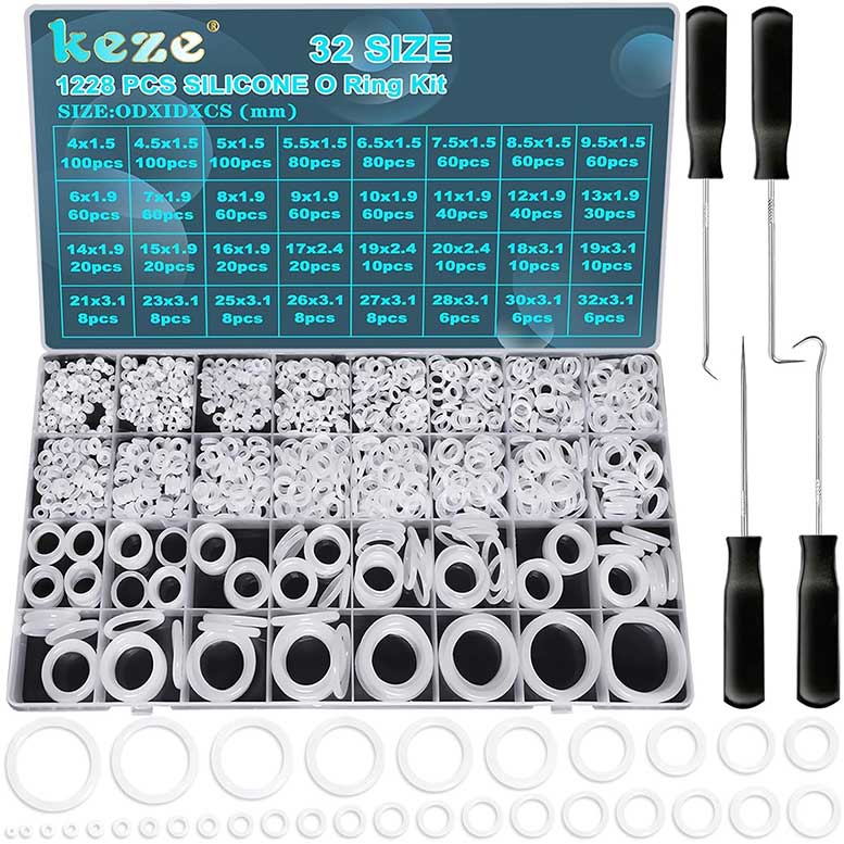 KEZE O-Rings Assortment Kit