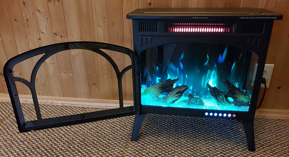 Kismile-Free-Standing-Electric-Fireplace-flames