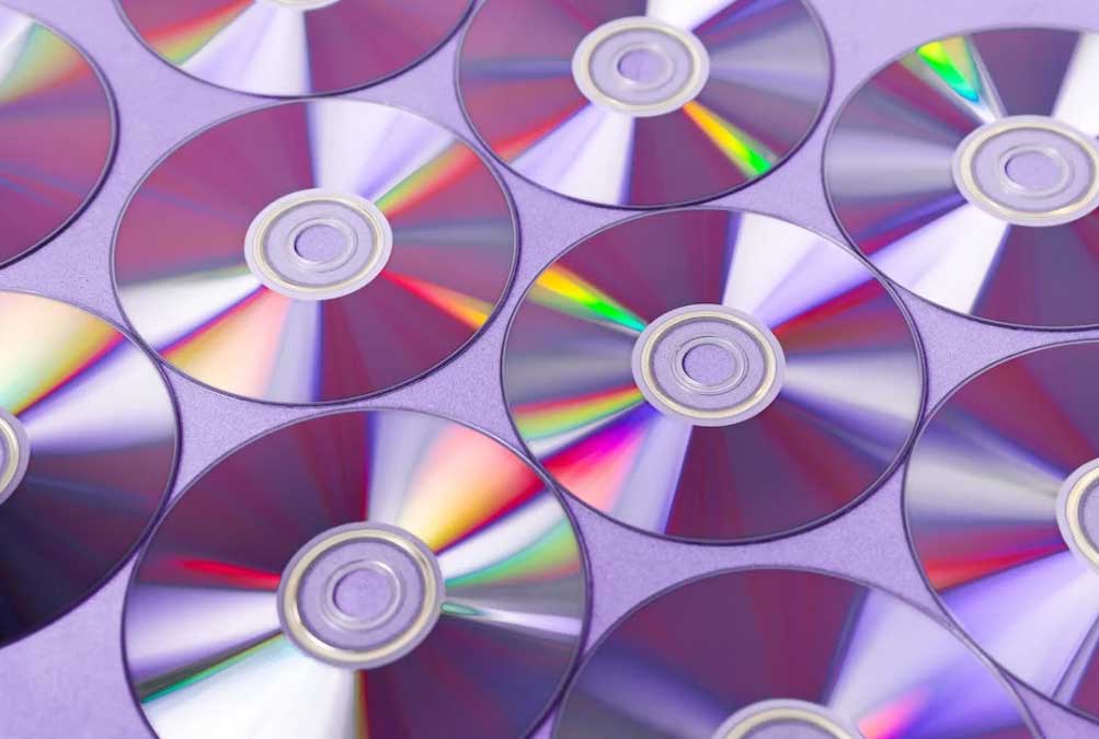 several blank cds