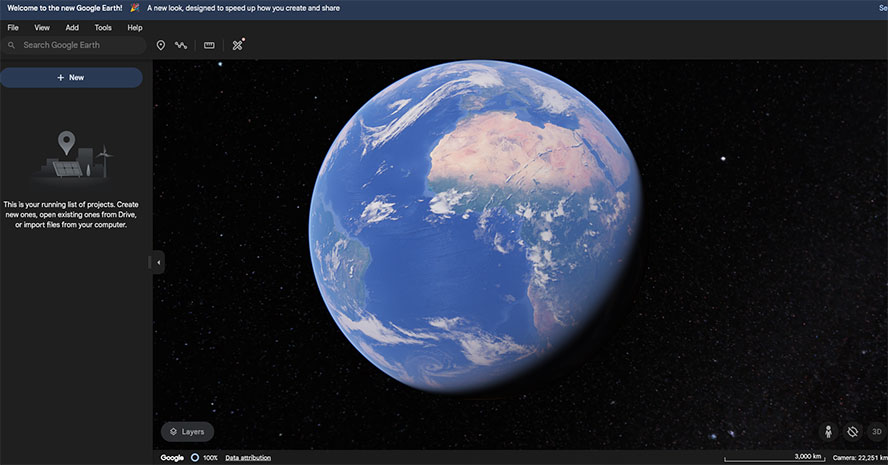 google earth web version