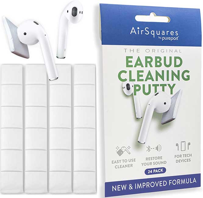 AirSquares Earbud Cleaning Putty
