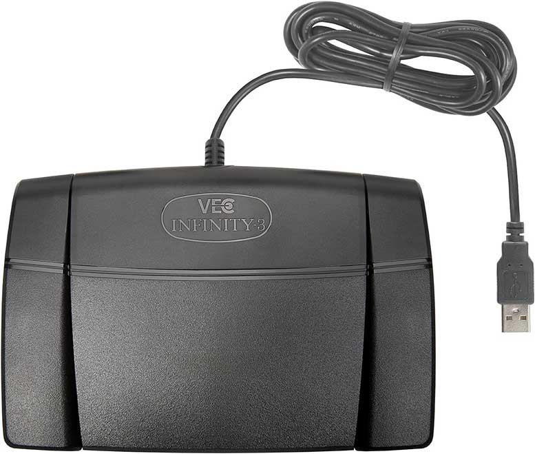 Executive Communication Systems Infinity 3 USB Foot Pedal