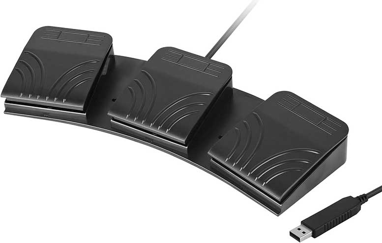 iKKEGOL USB Triple Foot Pedal