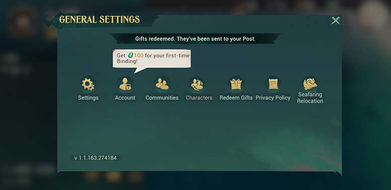 gifts redeemed they have been sent to your post